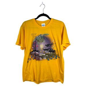 G.C. Nukurama Hand Painted Scuba Turtle Fiji Shirt Men's Size 44 Large NEW